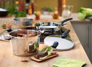 Asian Cuisine 42 Woks 44 Specialty Cooking Home-Style Food 46 Roasters 48 Keep in touch with Fissler worldwide.