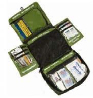 >>> K033 TRAVEL FIRST AID KIT This kit is designed to have all the items you will need when traveling. Green, Red or Orange Available. Kit size: 8.5" x 7" x 2.5". All packed 20/Case.