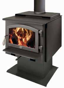 To get heat to the room, the Republic 1750 uses a rear and top convection chamber to enhance warm air circulation throughout your home.
