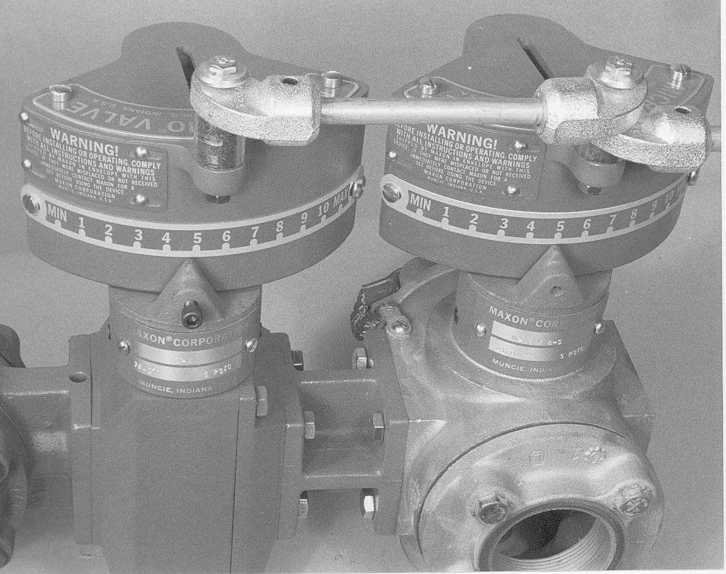 Gas differential pressures read across burner s built-in gas test connections G 1 and G 2 (shown in photo below) are shown in Chart 1.