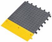 support and enhance comfort Optional 6" yellow side safety ramps and corners have countersunk holes for permanent installation Available in two versions: Dim.
