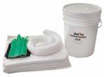 Spill Kits allow for immediate clean-up of spills Choice of oil or universal spill kits. Oil kits can handle oil and fuel spills on land or on water.