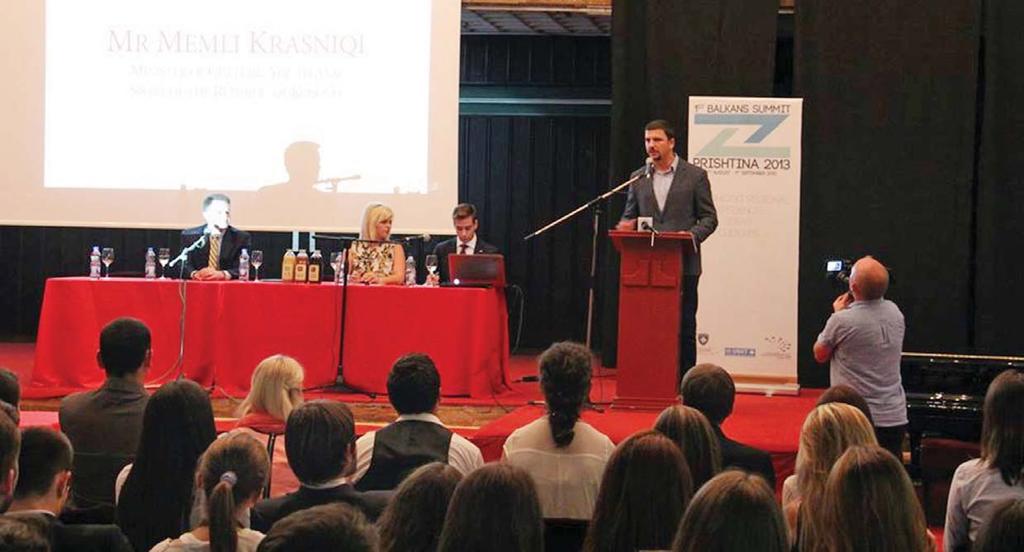 NEWSLETTER The Balkans Summit of Youth in Prishtina Qindra të rinj nga Ballkani janë mbledhur në Prishtinë për të diskutuar për tema të ndryshme që lidhen me integrimet evropiane e në veçanti për