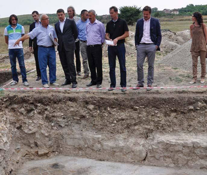 Minister Memli Krasniqi paid a visit to the site in order to more closely inspect the works carried out at the excavations, but to also convey his full support to the excavation of the entire