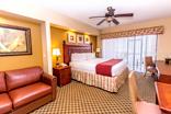 Guests enjoy a variety of in-room amenities such as a fully equipped kitchen, private balcony or patio, separate dining and living area, washer/dryer, flat-screen TVs and
