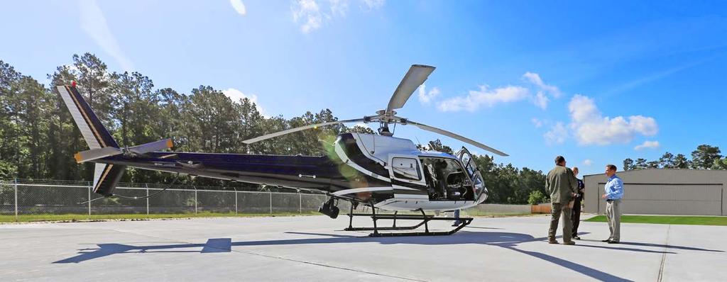 THE WOODLANDS HELIPORT (1TE2) Galaxy FBO offers the public-use heliport with close proximity to The Woodlands Town Center, can accommodate multiple helicopters at the same time. 80 ft. by 80 ft.