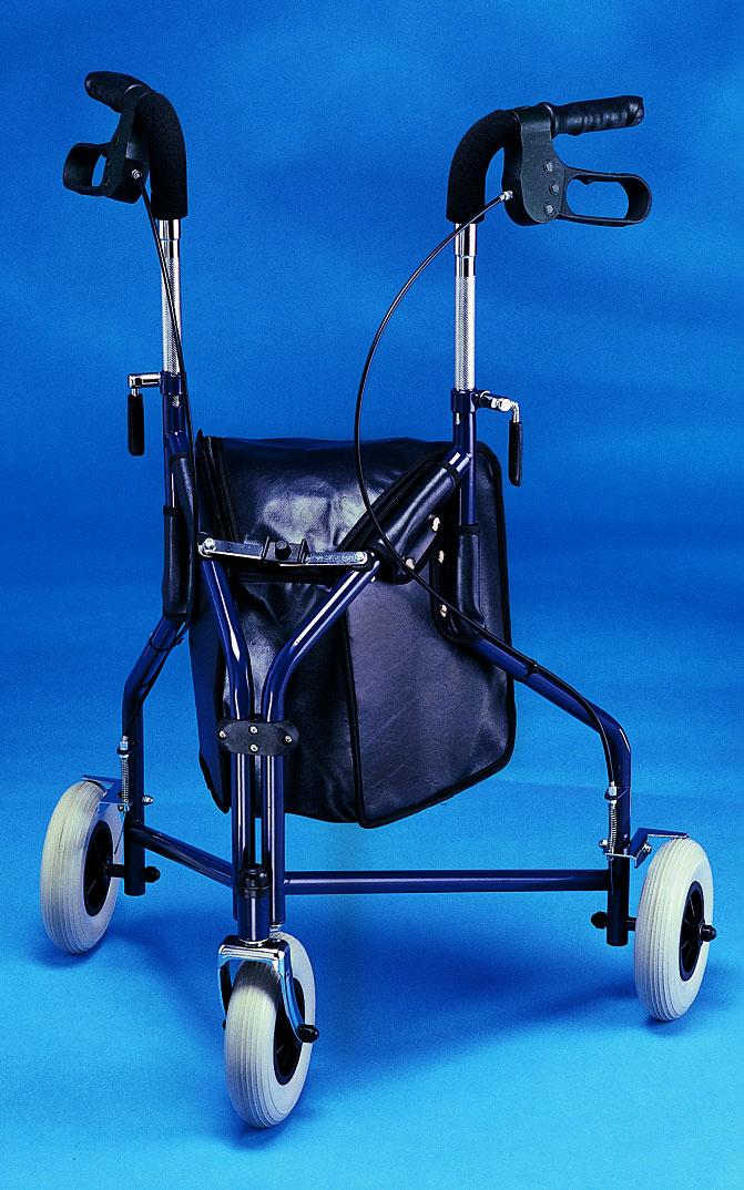 Three-Wheel Rollator and Tote Bag Accessory Rollators Sprint Rollator Model no.