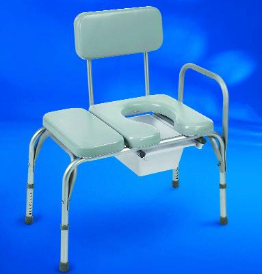 9873 The ultimate in showering or bathing comfort Seating area and backrest are padded with 1" Ensolite, a closed-cell, high-density water-repellent foam Smooth, seamless cushioned
