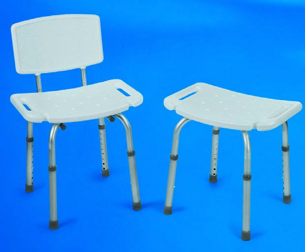 9681P (unassembled) I Class Shower Chair Without Back Model no. 9680* Model no. 9680P (unassembled) *Not available in retail packaging. Vinyl Padded Shower Chairs Model no. 9872 Model no.