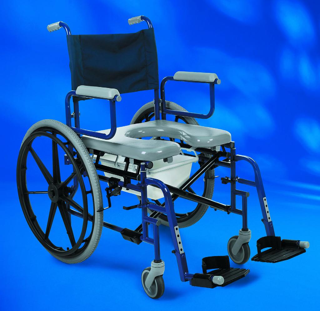 Rehab Shower Commode Chair Standard Features Rehab Shower Commode Chair Model no. 6690-5" casters with 18 1 2" seat Model no.