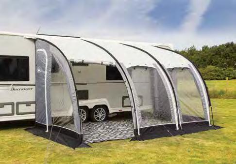 FLYSHEET ACE-TECH 150D 6000mm ULTIMA CLASSIC 390 ULTIMA CLASSIC 390 (SF7828) ULTIMA CLASSIC 260 (SF7829) Two side airflow doorways Curtains on all windows Roll up front panels with canopy