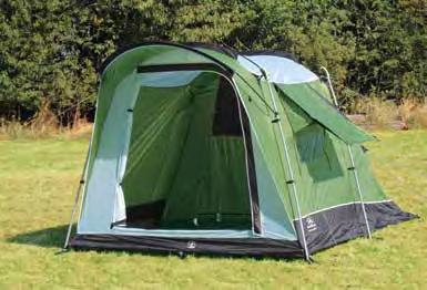 FLYSHEET ACE-TECH 75D 6000mm SunnCamp Tent and Awning Catalogue 2018 SILHOUETTE 400 (SF7882) SILHOUETTE 200 (SF1329) Floor Plan Extra wide front door 430 Pre-fitted twilight inner tent Curtains on