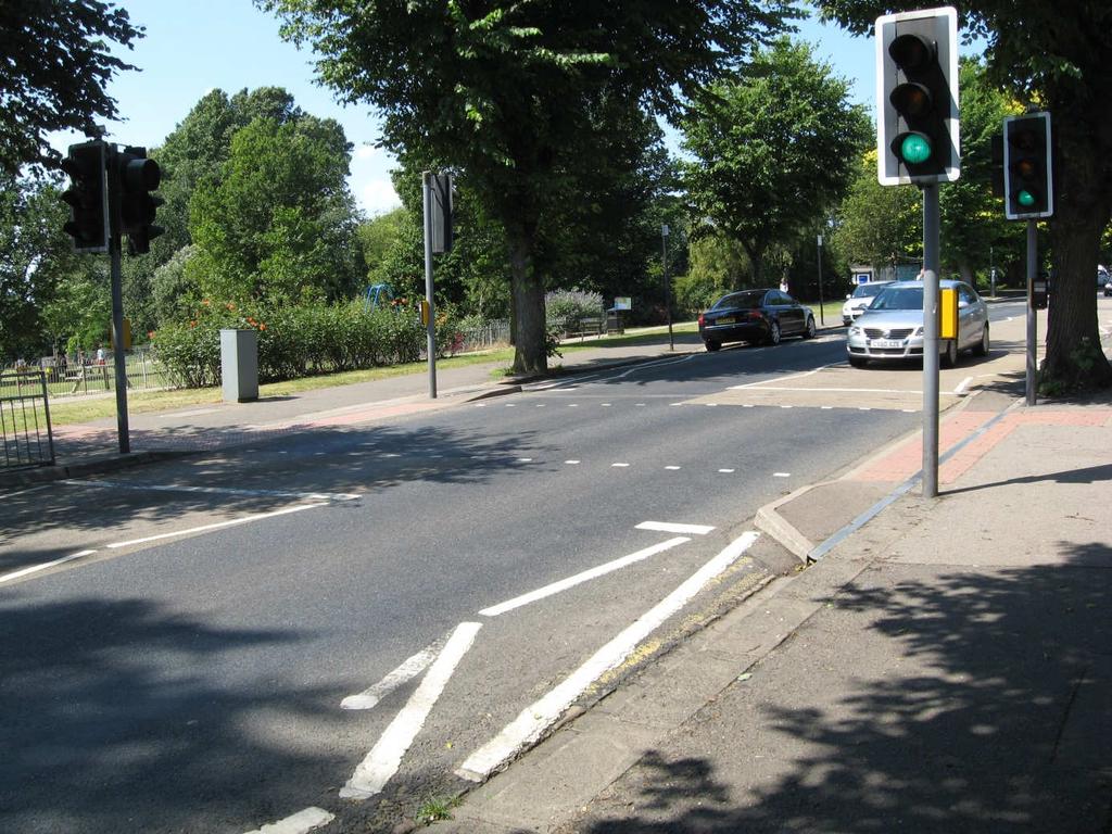 Figure 3. Southern Pedestrian Crossing 2.3 Traffic Characteristics 2.3.1 Dyke Road has a single lane of traffic in either direction along the length of the study area.