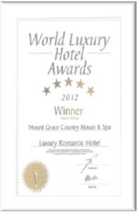 Business Hotel in South Africa Mount Grace Country House & Spa Finalist