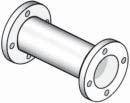 END - FLANGE/BEAD Sizes: 50-250NB TAPER - FLANGED ECCENTRIC Sizes: 80x40-300x250NB HOSE END - ENLARGING