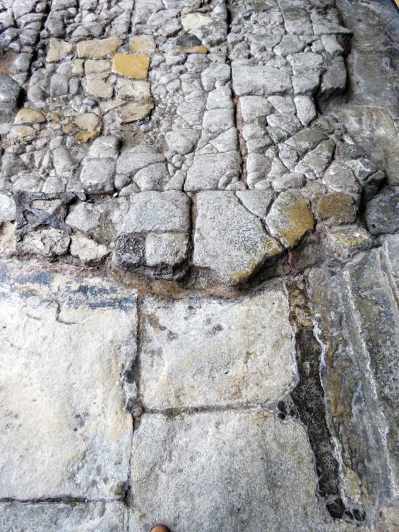 The Pavement is very old.