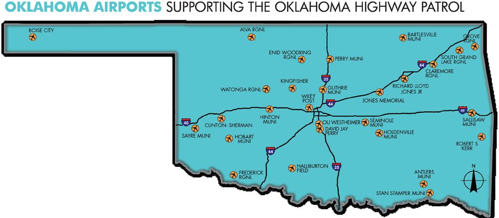 The following pages provide examples of these additional benefits. PIPELINE PATROLS Oklahoma is designated as the primary oil delivery point in the country.
