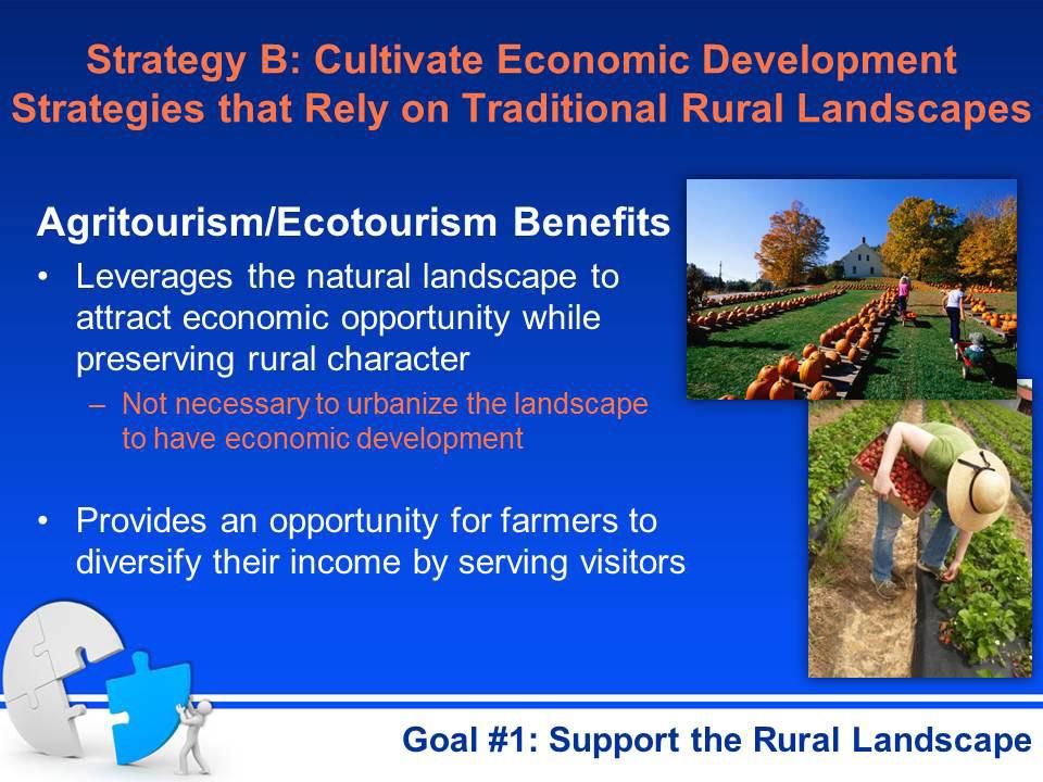 Explain the benefits of agritourism and ecotourism.