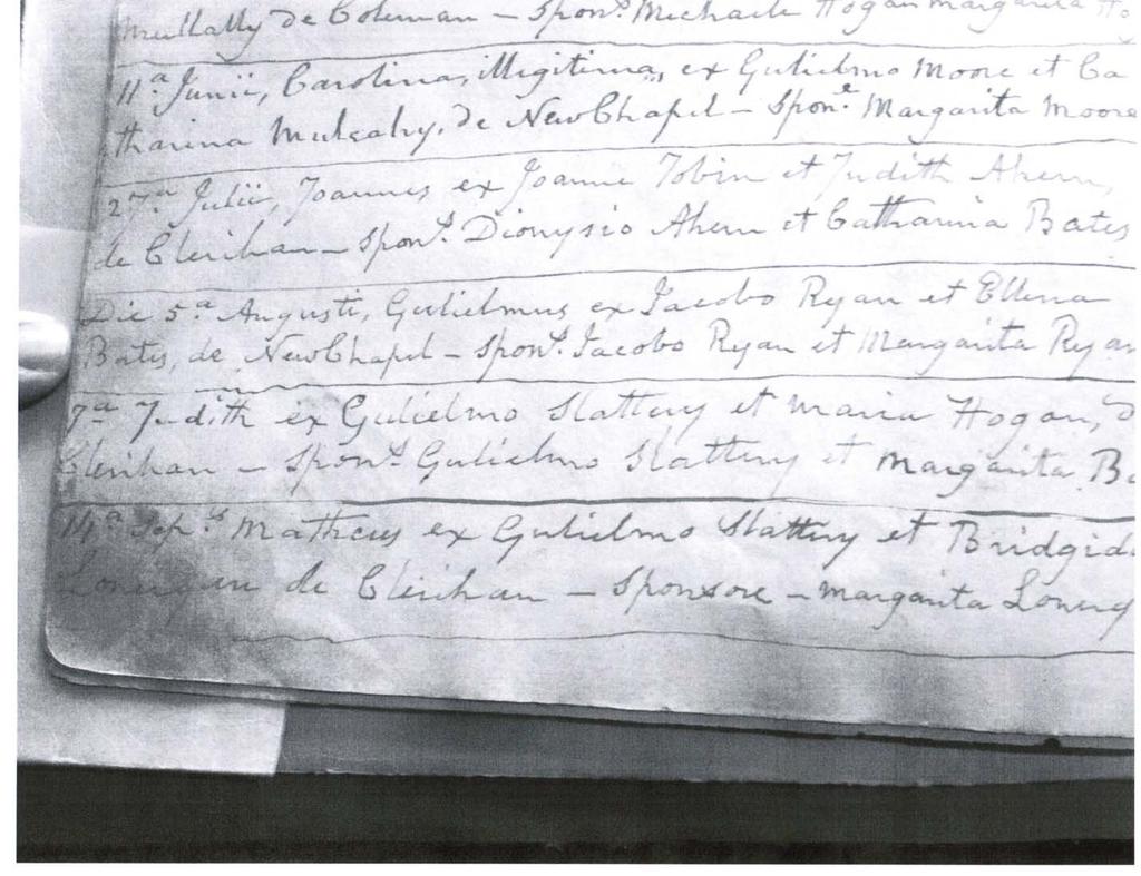 We were also shown indices to the 1852-1882 registries, as well as to the registries from 1882 to 1900. These indices had been prepared by volunteers from the parish.