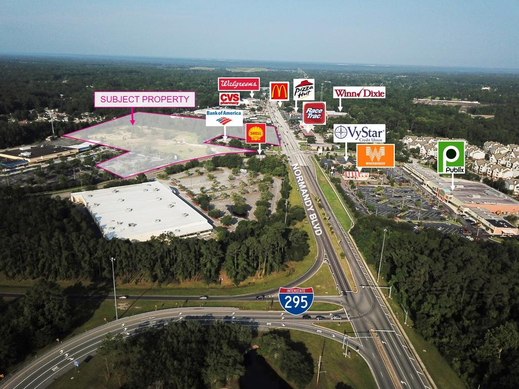 1.2 ACRES TO 14 ACRES AVAILABLE SW Corner of Normandy Blvd. At Normandy Village Pkwy., Jacksonville, FL 32221 OFFERING SUMMARY Parcel 1: Parcel 2: $1,495,000 or Ground Lease +/- 2.