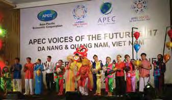 The Closing Ceremony-cum-Cultural Night was attended by officials and members of the APEC Voices delegates all dressed in their national costumes for this special night.