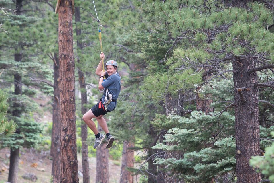 Head back to the ground on the Zip Line finish! Requirements: Recommend 5ft and taller, does not exceed 250 lbs, must wear close-toed shoes.