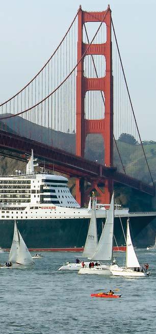 Primary cruise destinations, originating from San Francisco, are Alaska and Mexico. The port also hosts numerous transit calls that do not originate or end in San Francisco.