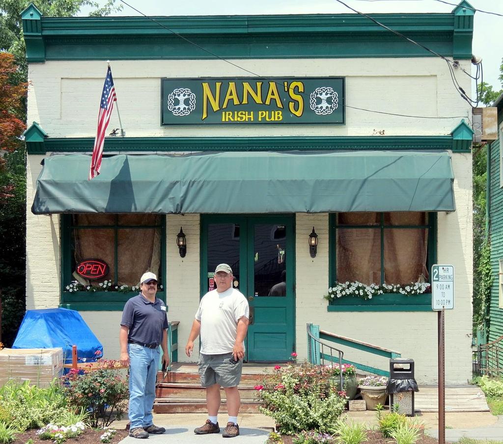 On our home we hit one of our favorite eating holes Nana s Irish Pub!