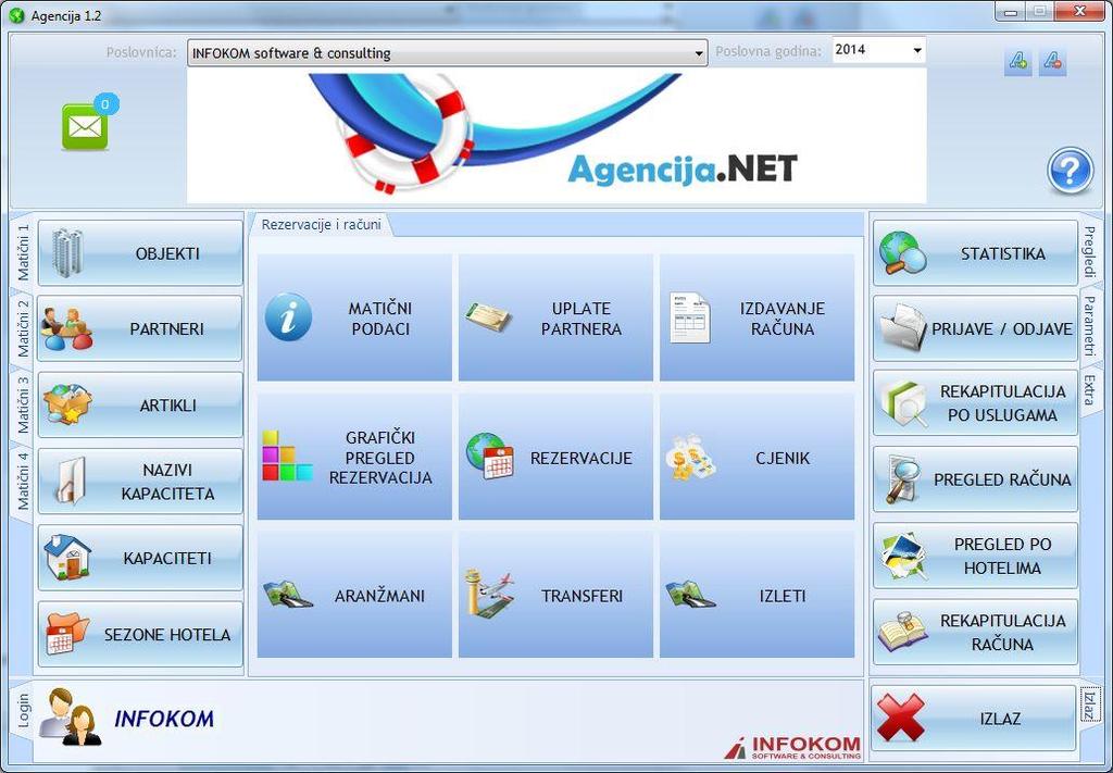 Slika 5.: Aplikacija Radne površine Agencija.NET Izvor: http://www.program-agencija.net/index.
