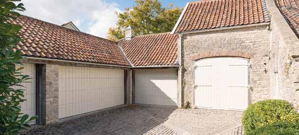 The garages can also be accessed from inside the house via the kitchen.