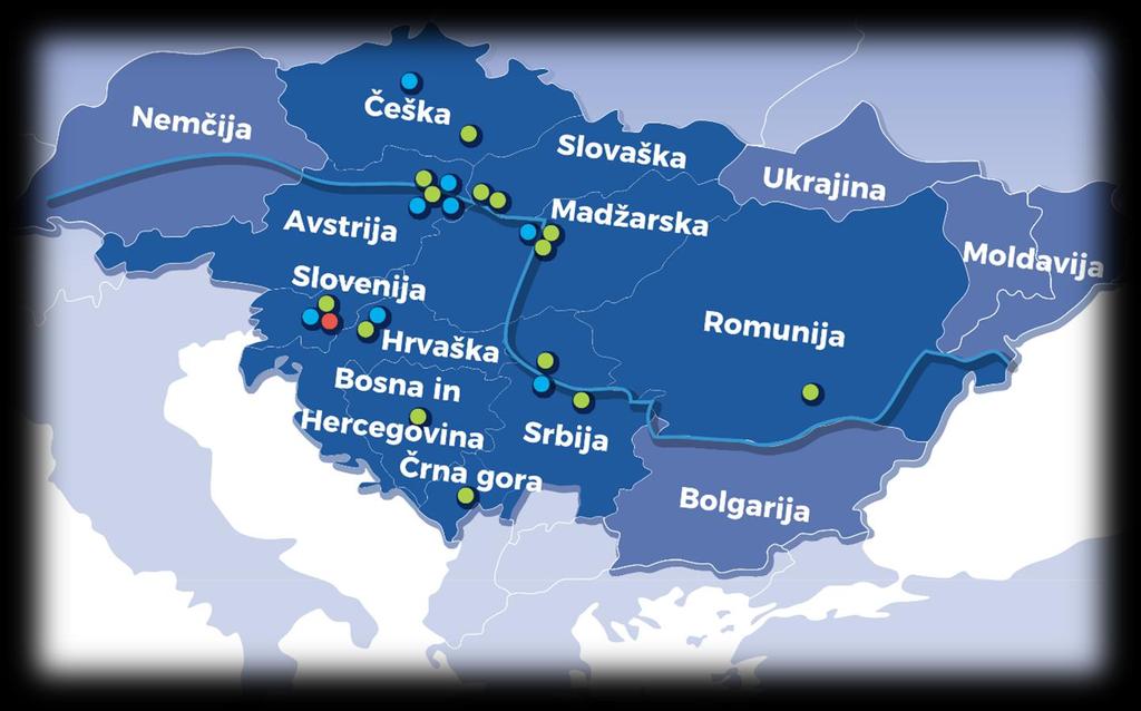 Projekt DriDanube Drought Risk in the Danube Region Obvladovanje tveganj za sušo v Podonavju 7 EU držav 3 države izven EU 15 partnerjev 8 ASP partnerjev Vodilni partner (ARSO) ERDF & IPA partnerji