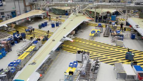 engineering and support for Airbus commercial wings AWIC 40m Airbus Wing Integration Centre
