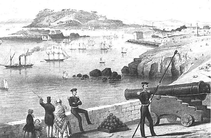 Initially housing an artillery battery it was latter augmented by a larger garrison and during the Civil War the island