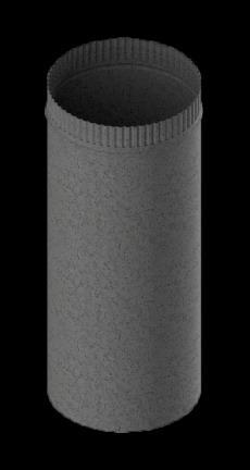 Galvanised Liner (600mm) Ø250 *Black