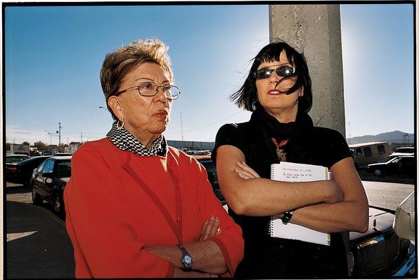 Activists Esther Chávez (left) and Eve Ensler are determined to stop the killings. city of the During the past 10 years, hundreds of young women have gone missing in Ciudad Juárez, Mexico.