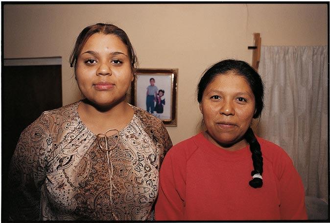 Ever since Brenda Guillen (left) was kidnapped, her mother, Silvia, walks her to the bus stop before work. consequences.
