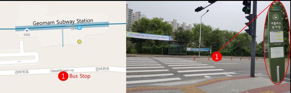 Annex A Directions to venue - shuttle bus and subway information Shuttle bus (free) timetable between Geomam subway station and NIBR (Environmental Research Complex).