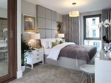Two bedroom apartments offer an ensuite to the master bedroom alongside a separate bathroom.