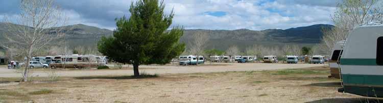 The Caravaner Welcome Stagecoach Trails! Hosted by the Firesiders At LaPaz there were 42 rigs, 1 first timer and 2 guests. Wind, rain, mud and yelping coyotes were daily occurrences in the park.
