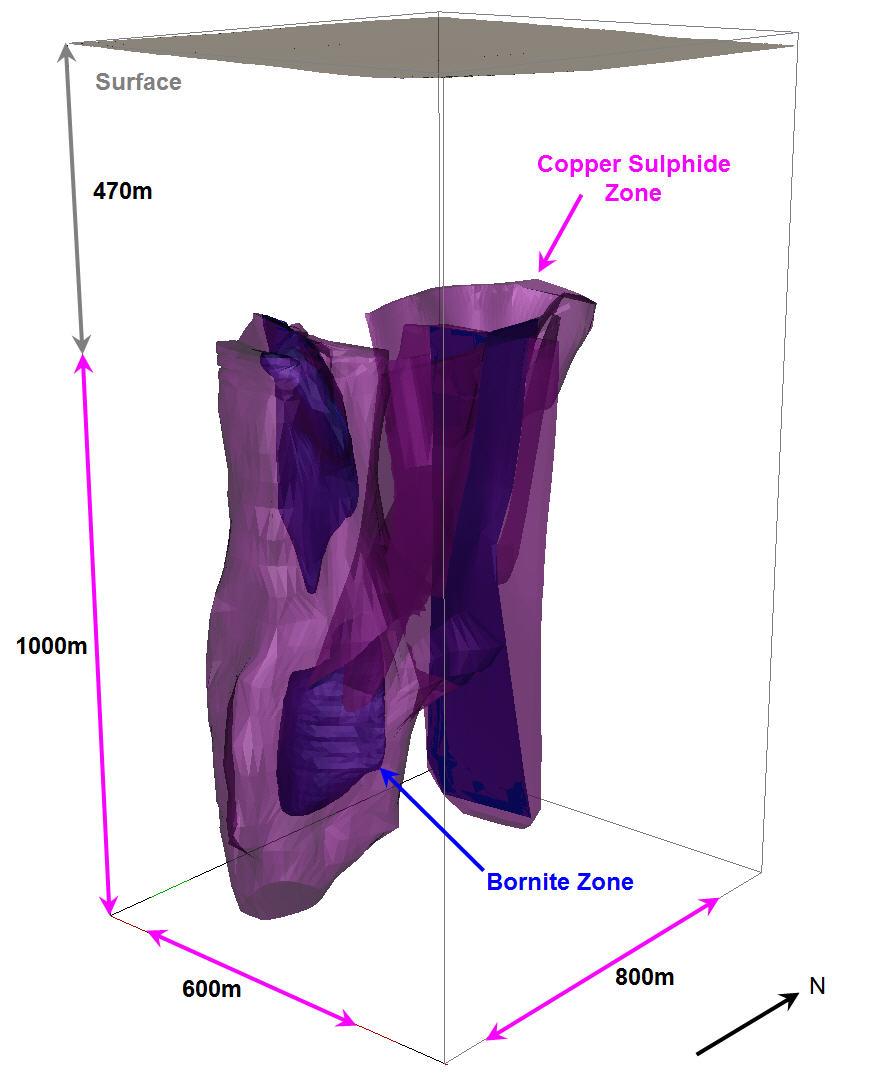 POTENTIAL RESOURCE Predominately copper, with economic gold and silver with potential of uranium and other by-products. OZ Minerals considers that between 225Mt and 250Mt at a grade of between 1.