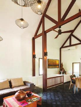There are only 2 villas at Kiridara Ban Visoun designed in contemporary Laos inspired architecture.