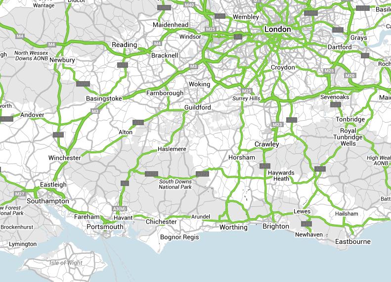 The M3 provides access to London to the North, whilst the M27 provides access to Portsmouth to the East and Bournemouth to the West.