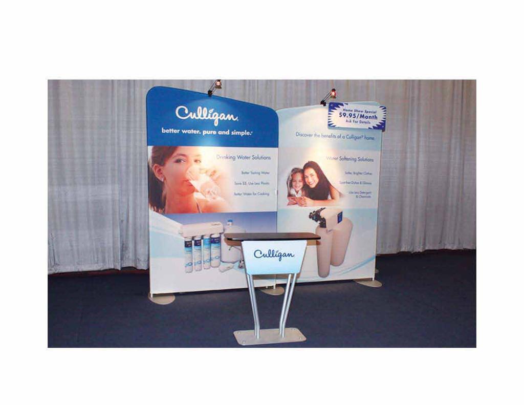 Testimonials - Culligan we have been working with Featherlite Exhibits for years.