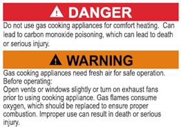 Make certain your propane container is properly fastened in place.