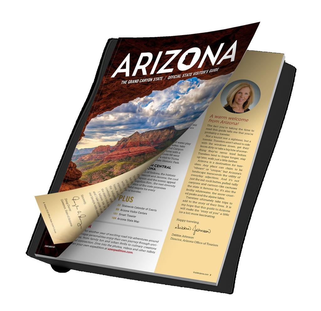 ARIZONA OFFICIAL STATE VISITOR S GUIDE AOT s official inquiry fulfillment