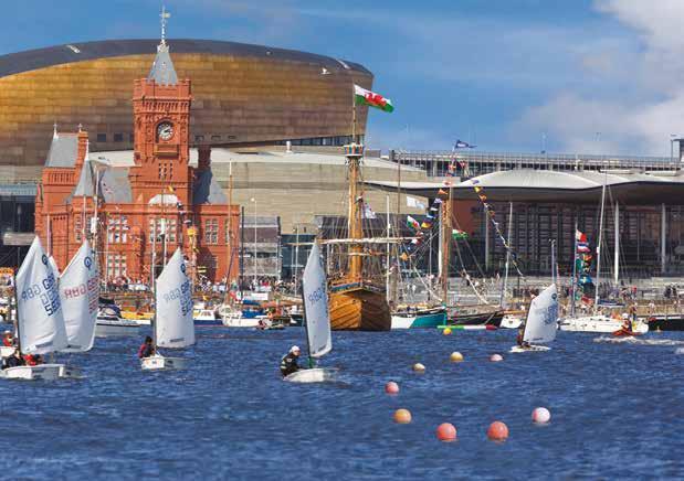 CARDIFF; THE CAPITAL THAT JUST KEEPS GIVING As Wales capital city and Europe s youngest capital, Cardiff is one of Britain s fastest growing and