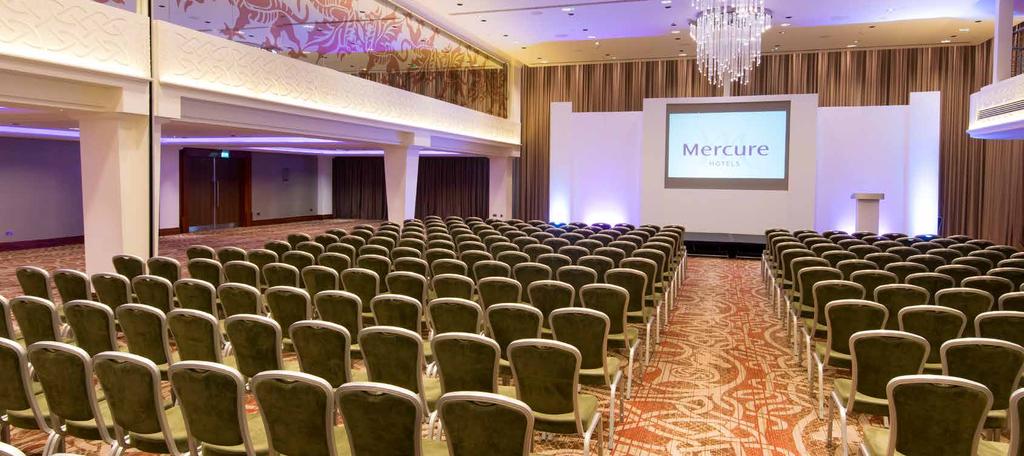 THE PERFECT VENUE, WHATEVER THE EVENT FLEXIBLY UNIQUE The 4-Star Mercure Holland House Cardiff is among the most impressive venues in the city and Cardiff s largest hotel-based
