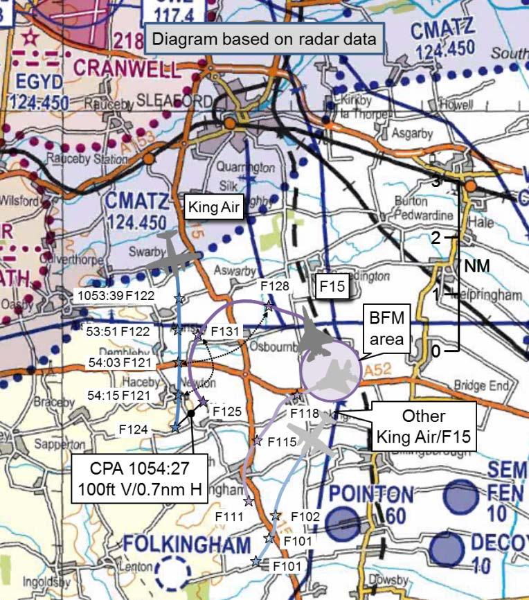 AIRPROX REPORT No 2016010 Date: 05 Jan 2016 Time: 1054Z Position: 5254N 00026W Location: 8nm SE Cranwell PART A: SUMMARY OF INFORMATION REPORTED TO UKAB Recorded Aircraft 1 Aircraft 2 Aircraft King