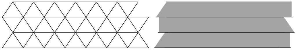 Slika 3.17: Teme u kome se dodiruju pravilan trougao, dva kvadrata i jedan pravilan šestougao, u oznaci 3.4.4.6 i 3.4.6.4. Slika 3.