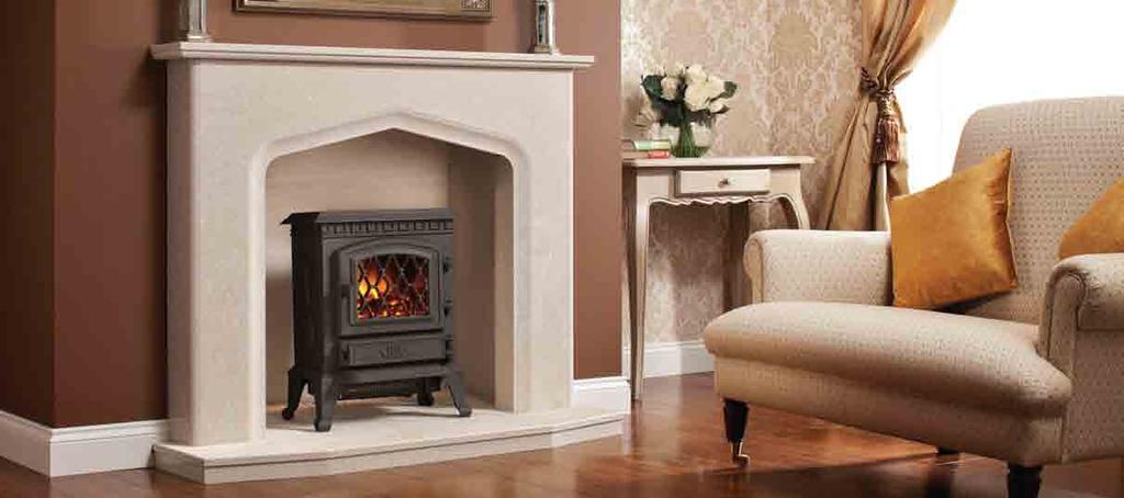 YORK MIDI ELECTRIC STOVE Stand the YORK MIDI electric stove beside its gas or woodburning twin and you won t